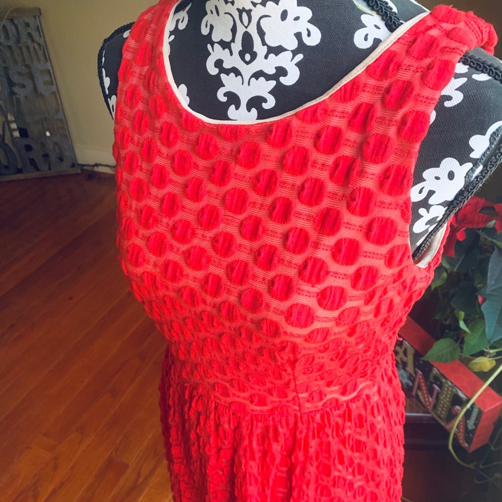Red dress